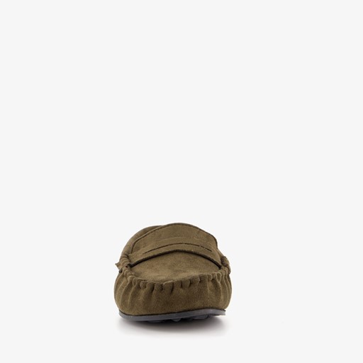 Heren mocassin pantoffels bruin