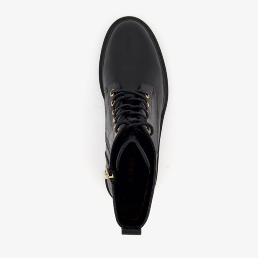 Dames veterboots zwart