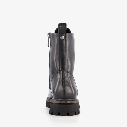 Dames veterboots zwart