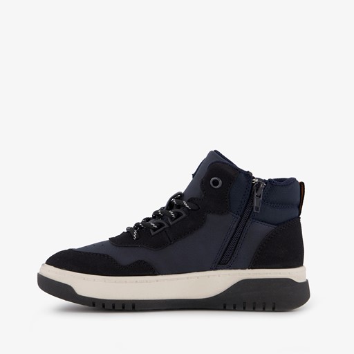 Hoge jongens sneakers blauw