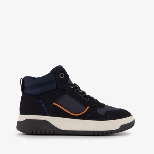 Hoge jongens sneakers blauw