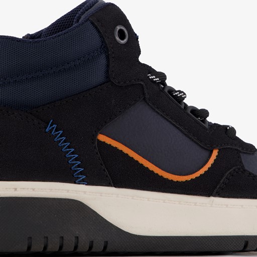 Hoge jongens sneakers blauw