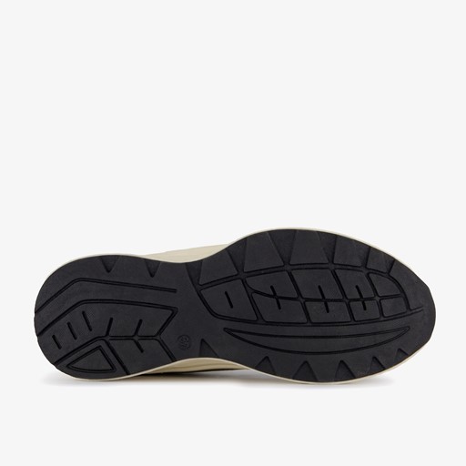 Dames dad sneakers beige goud