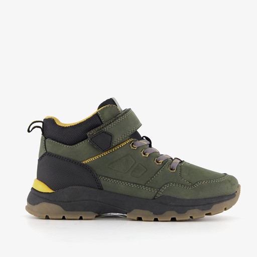 Hoge jongens sneakers kaki groen