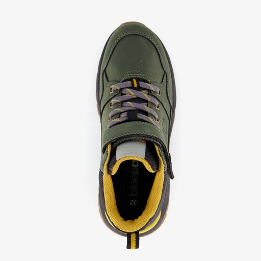 Hoge jongens sneakers kaki groen