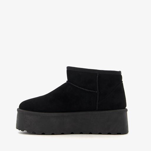 Gevoerde enkellaarsjes met platformzool