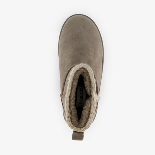 Gevoerde enkellaarsjes met platformzool