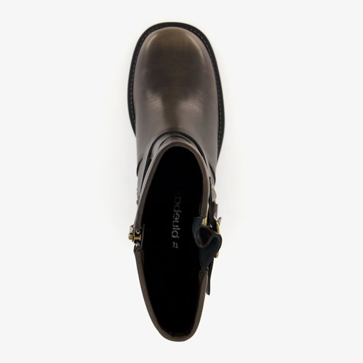 Dames biker boots bruin