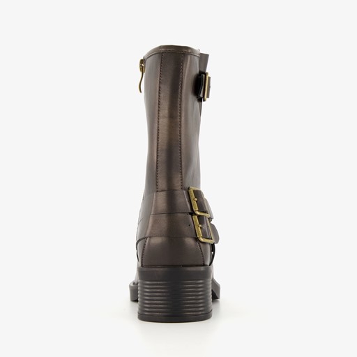 Dames biker boots bruin