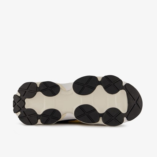 Leren dames dad sneakers bruin