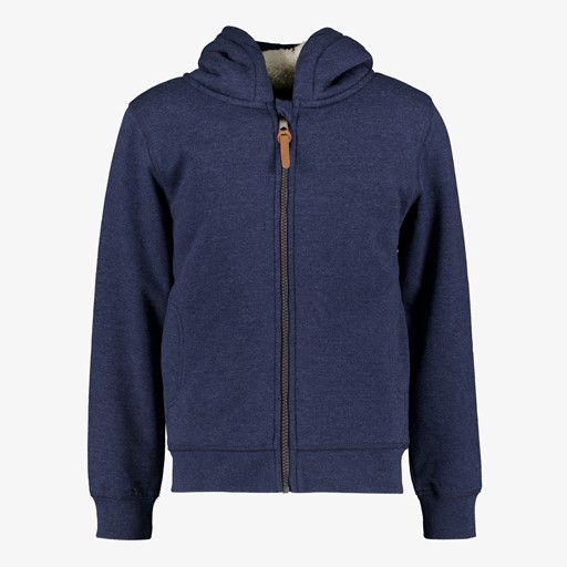 Gevoerd jongens vest blauw