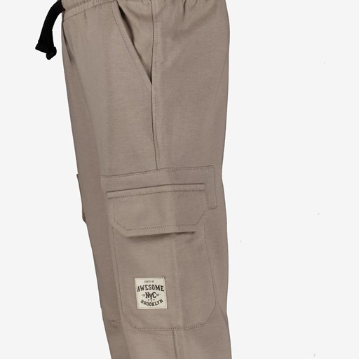 Jongens joggingbroek taupe