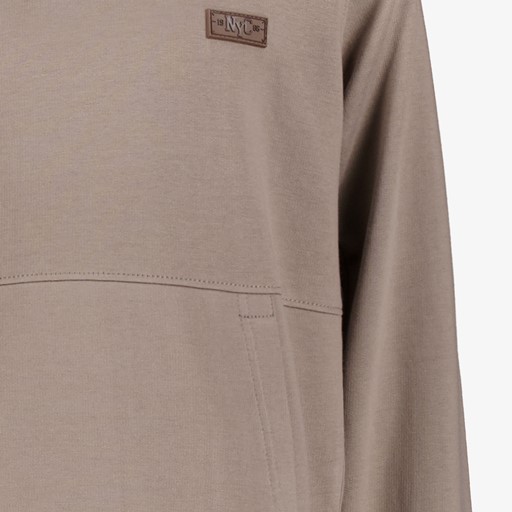 Jongens hoodie taupe