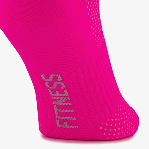 2 paar fitnesssokken wit roze