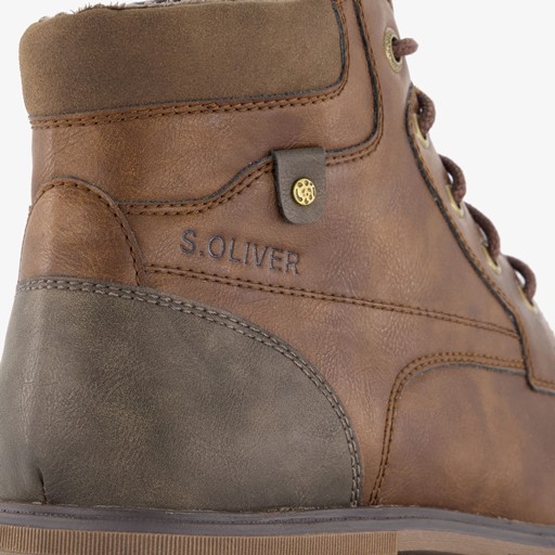 Heren veterboots donkerbruin