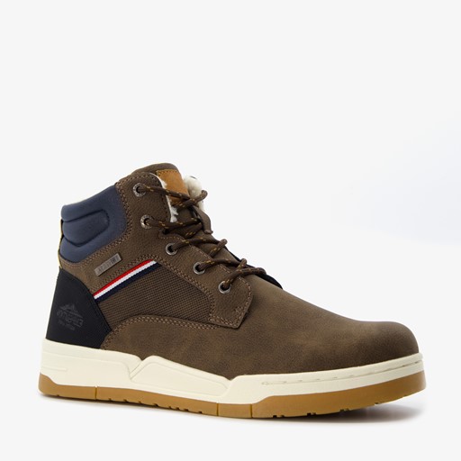 Gevoerde heren veterboots bruin