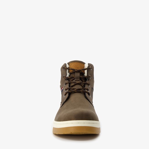 Gevoerde heren veterboots bruin