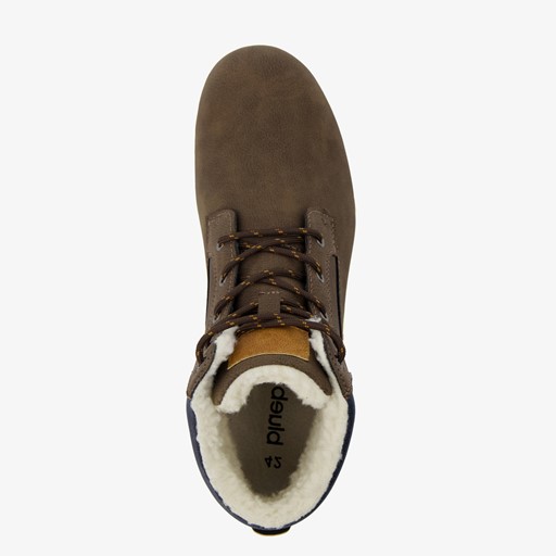 Gevoerde heren veterboots bruin