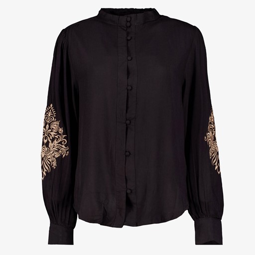 Dames blouse geborduurde details