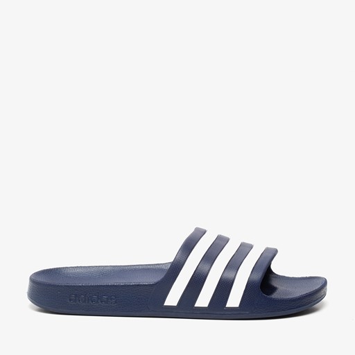 Adilette Aqua badslippers blauw