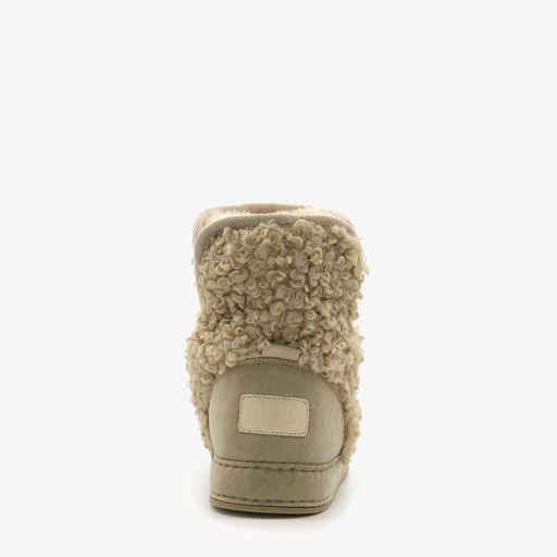 Gevoerde dames teddy sloffen