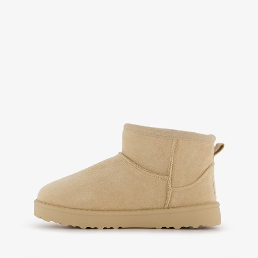 Gevoerde meisjes enkellaarsjes beige