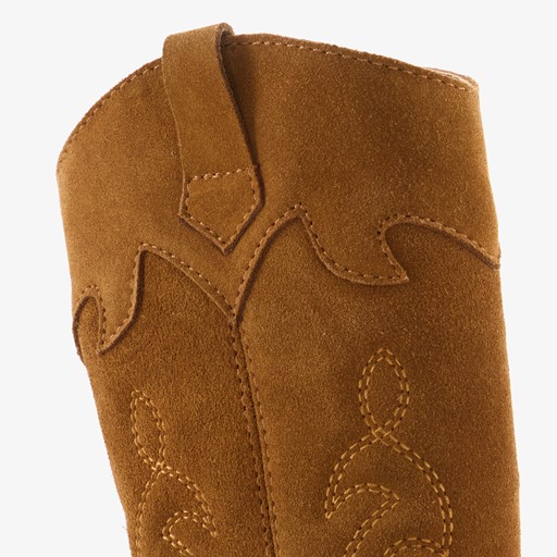 Leren meisjes western laarsjes bruin