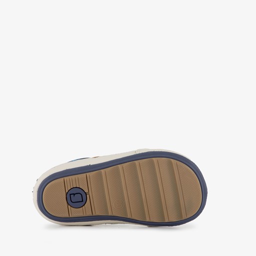 Leren jongens babyschoenen blauw