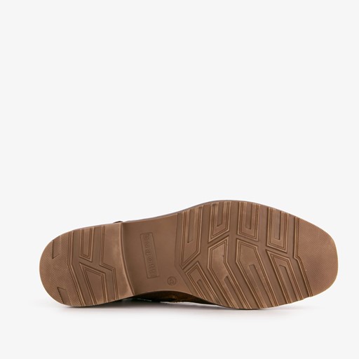 Leren heren veterschoenen cognac