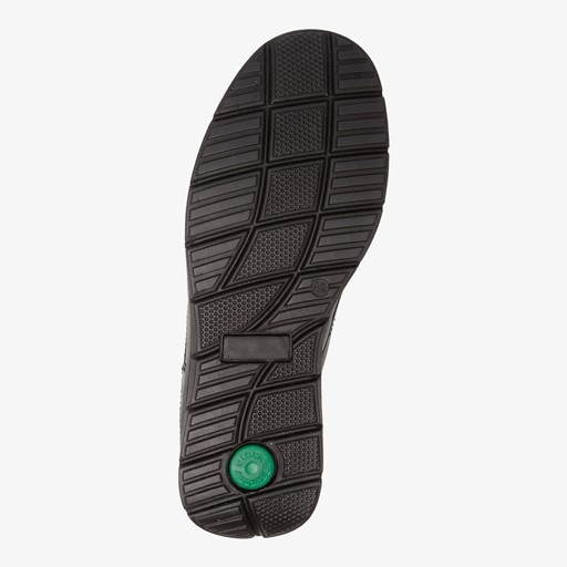 Leren heren veterschoenen zwart