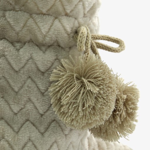 Hoge dames sloffen beige