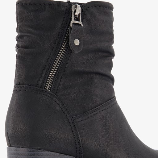 Dames enkellaarsjes zwart