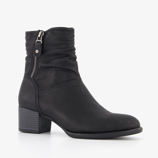 Dames enkellaarsjes zwart