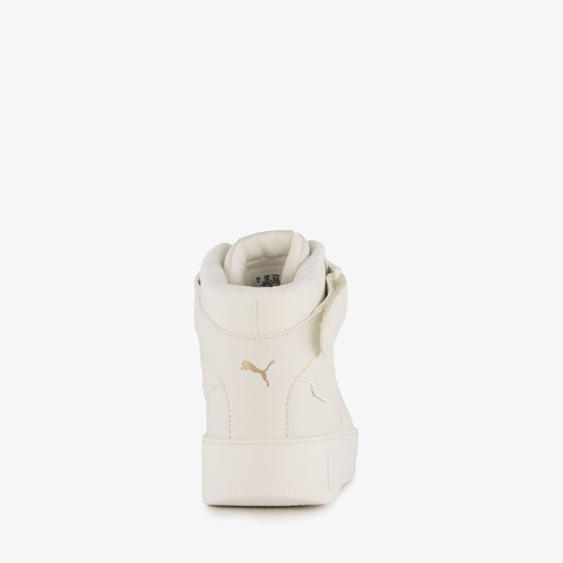 Carina Street Mid hoge dames sneakers beige