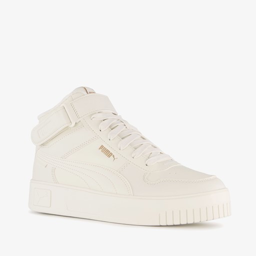 Carina Street Mid hoge dames sneakers beige