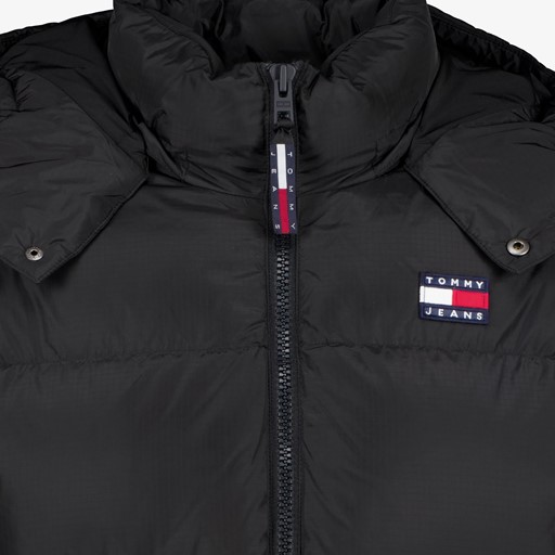 Gewatteerde heren winterjas zwart