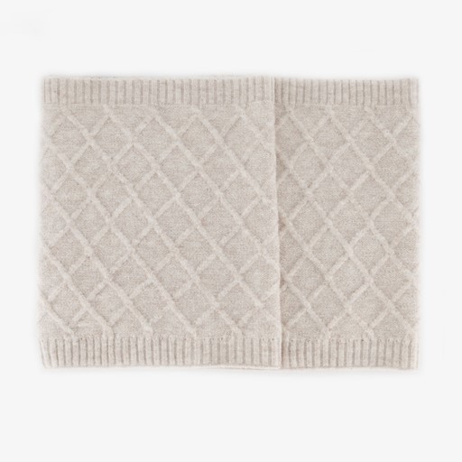 Lange dames colsjaal beige