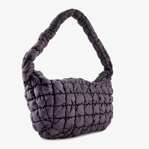 Dames schoudertas gewatteerd zwart