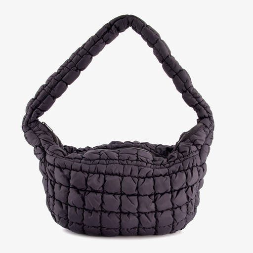 Dames schoudertas gewatteerd zwart