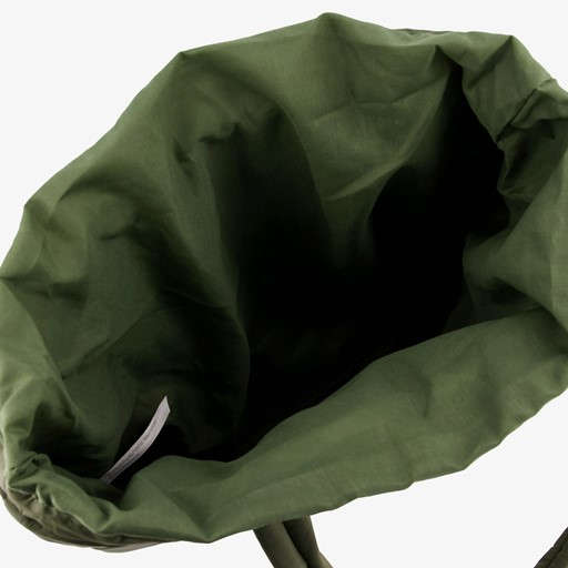 Puffer shopper schoudertas groen