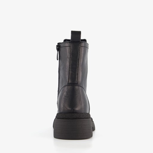 Dames veterboots zwart