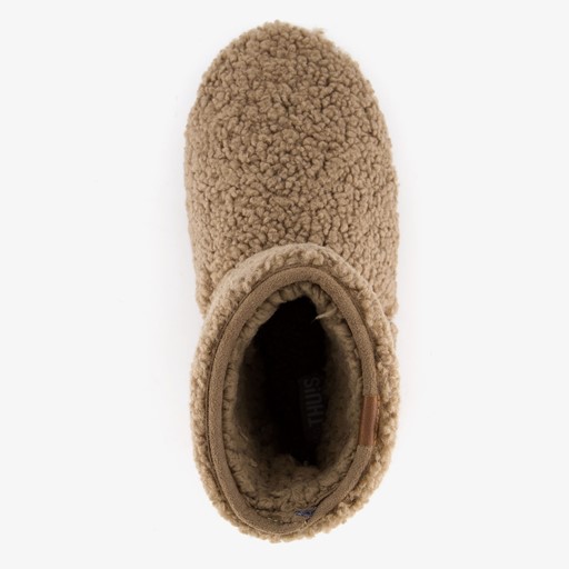 Teddy heren pantoffels beige