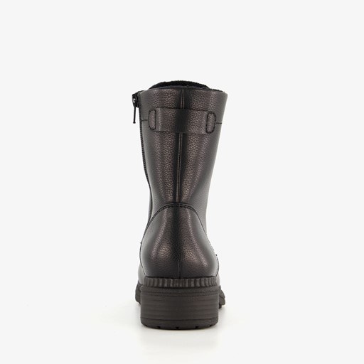 Dames veterboots zwart