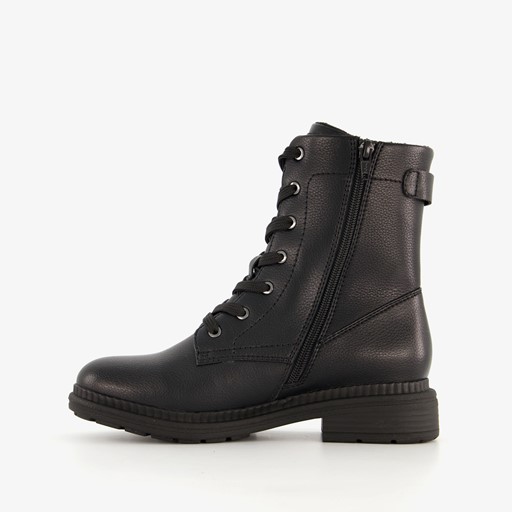 Dames veterboots zwart