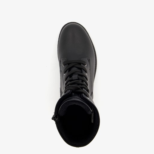 Dames veterboots zwart