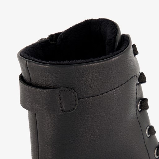Dames veterboots zwart
