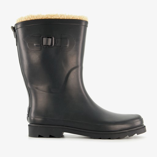 Gevoerde heren regenlaarzen zwart