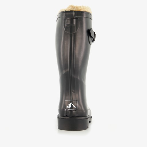 Gevoerde heren regenlaarzen zwart