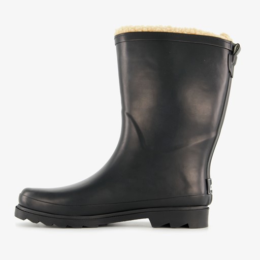 Gevoerde heren regenlaarzen zwart