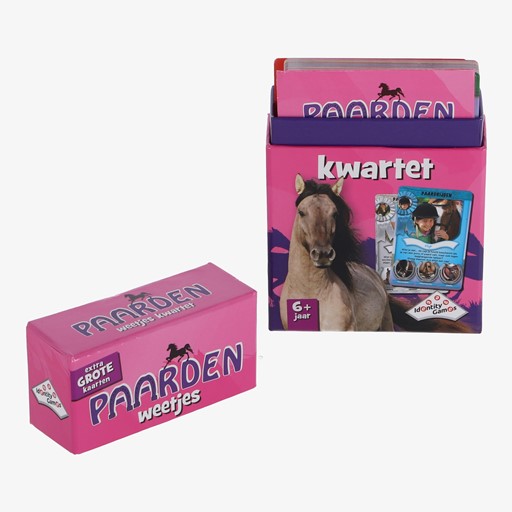 Weetjes Kwartet Paarden kaartspel